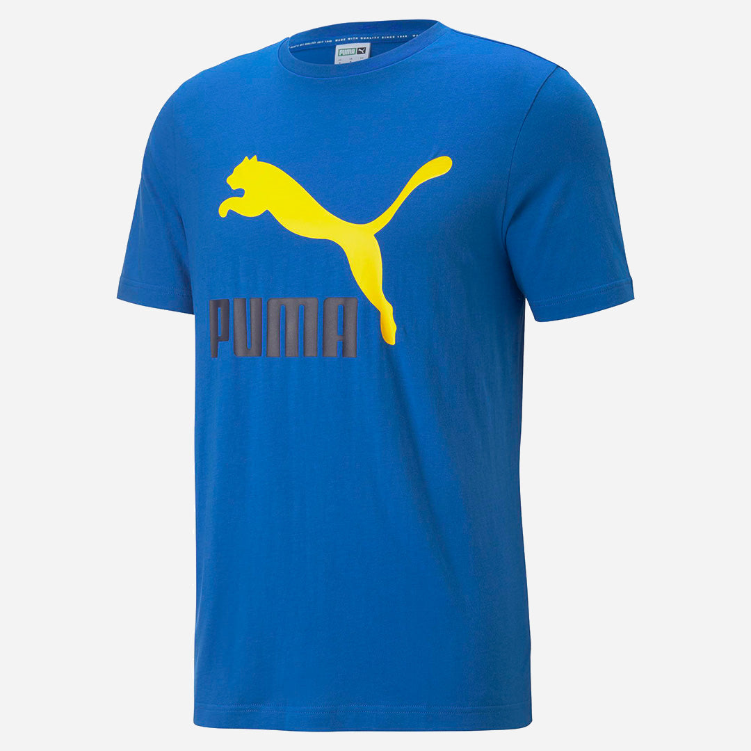 Puma Mens Classics Logo Tee In Royal 