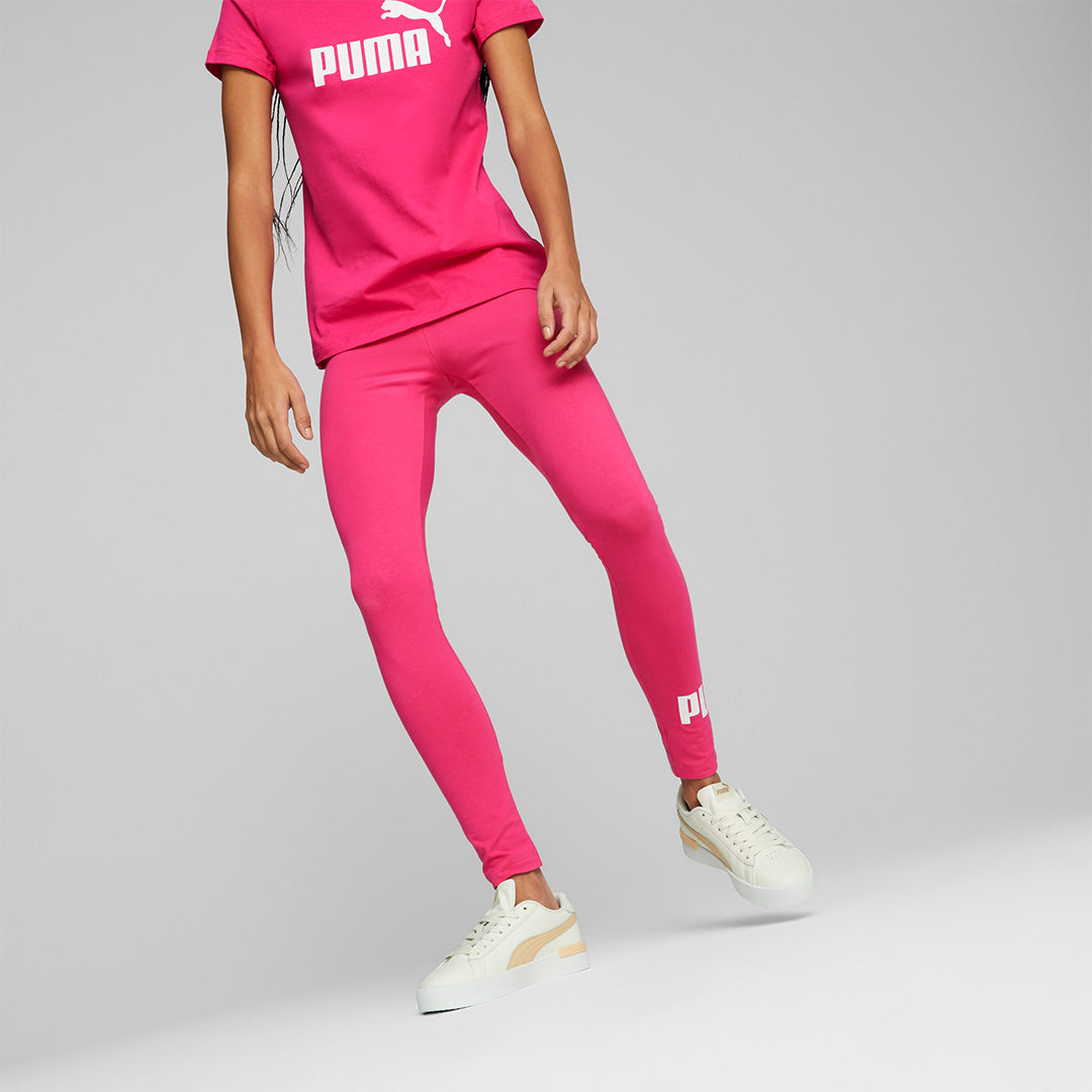 Puma Women's ESS Logo Leggings in Orchid Shadow