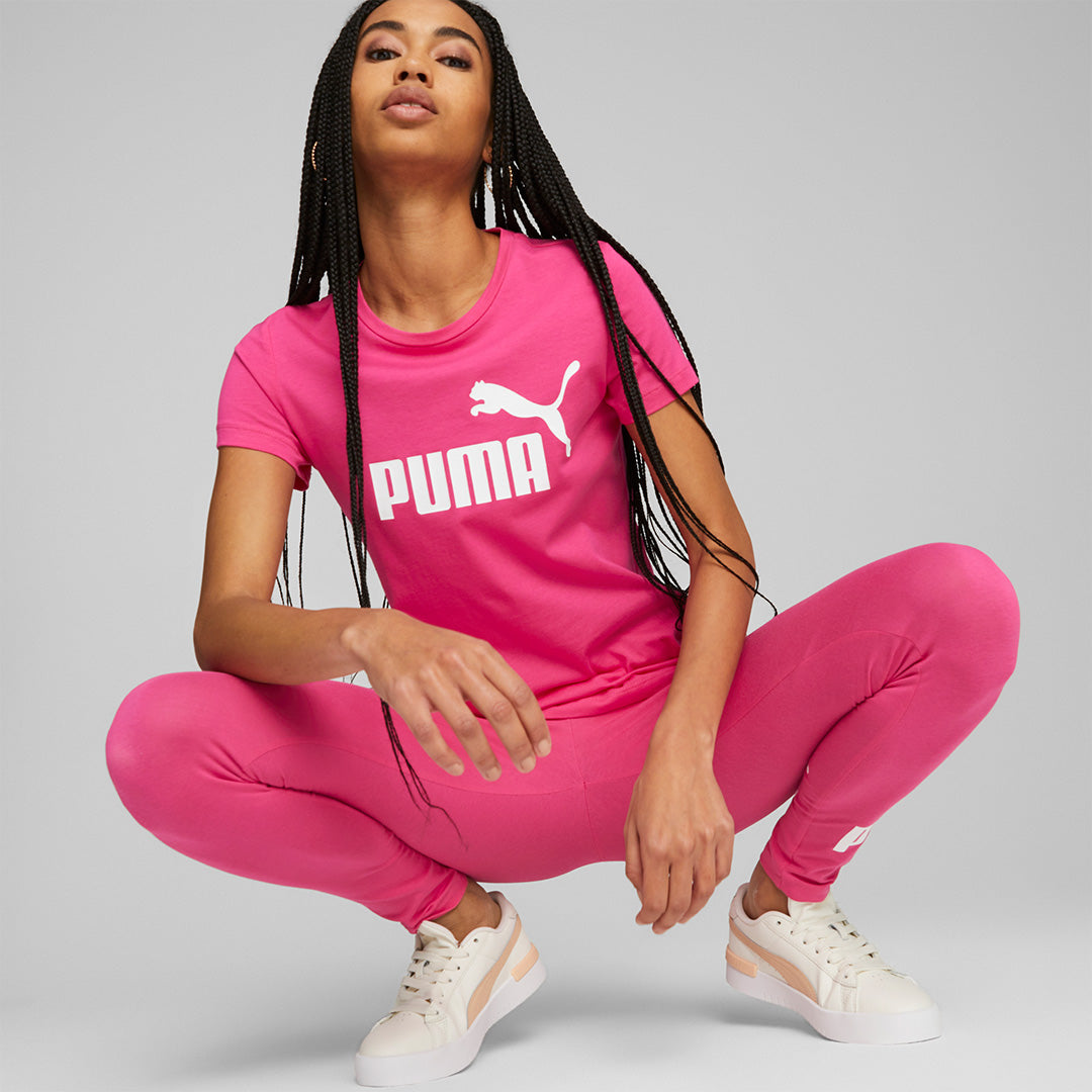 Puma Women's ESS Logo Leggings in Orchid Shadow