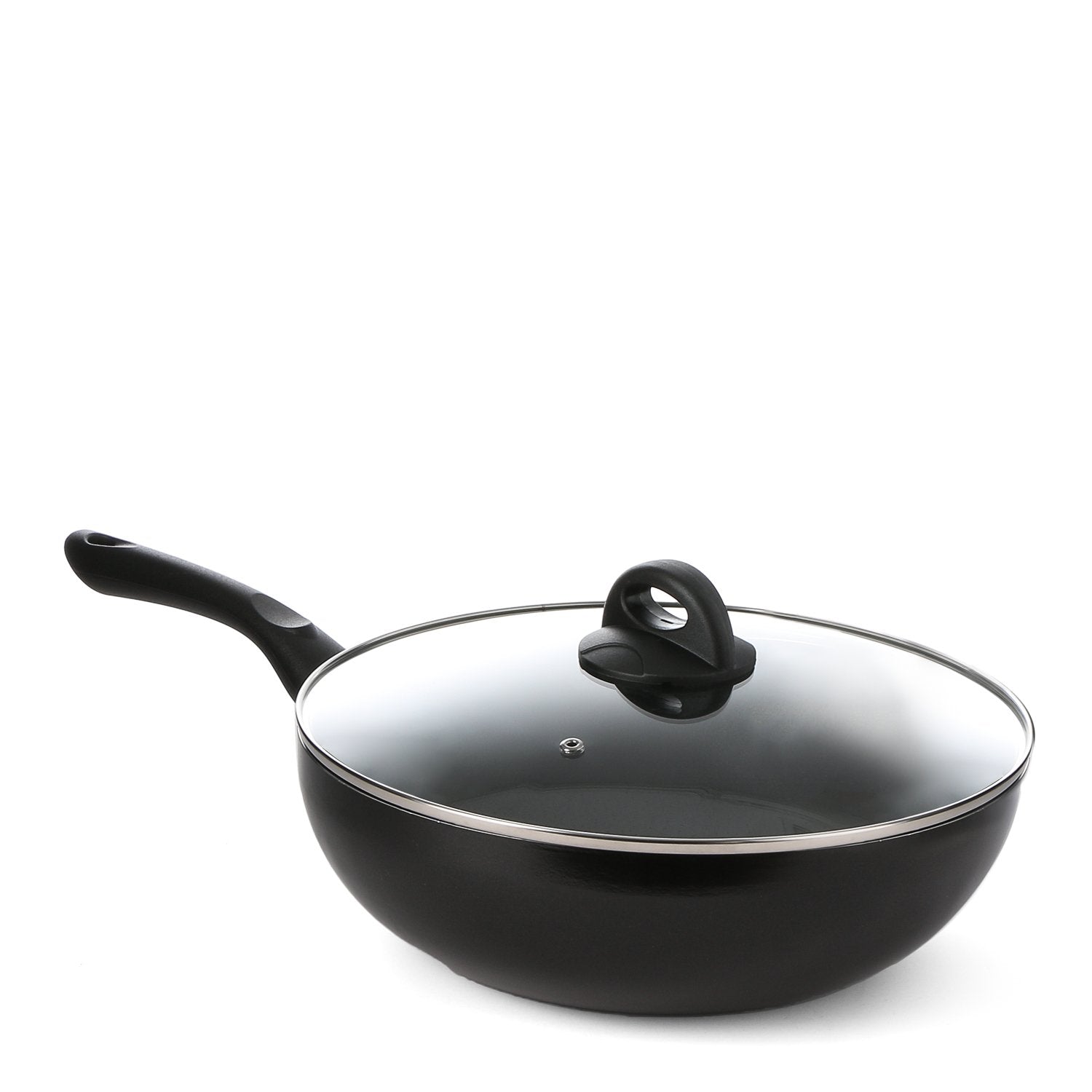 30cm NS Aluminum Wok w/Lid 