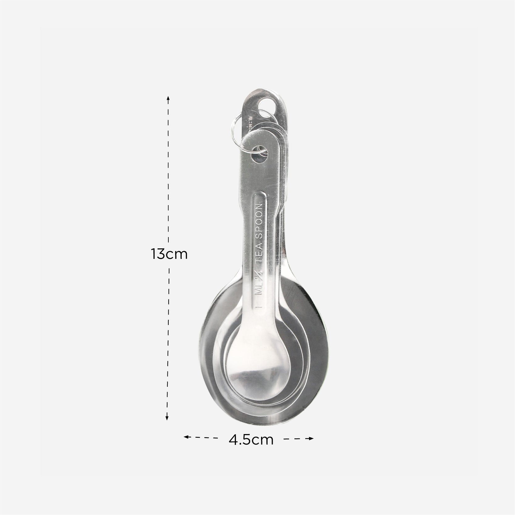Chef's Stainless Steel Measuring Spoons - Set of 4 – Jean Patrique