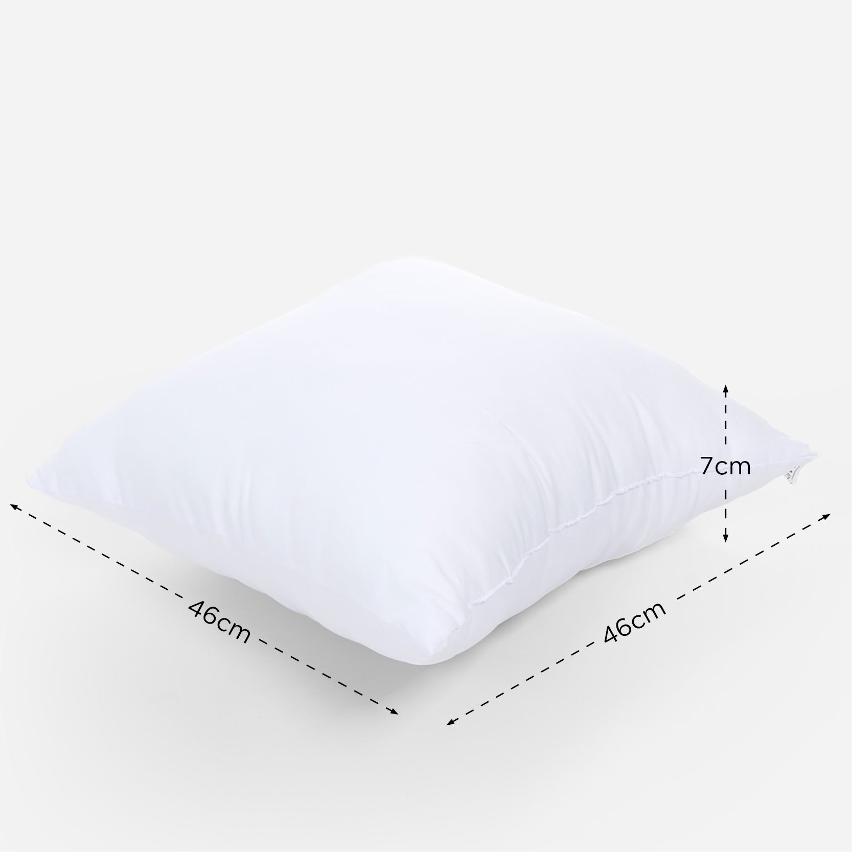 Soft Microfiber Cushion Filler, 18×18 inch, White – The Cushion Company