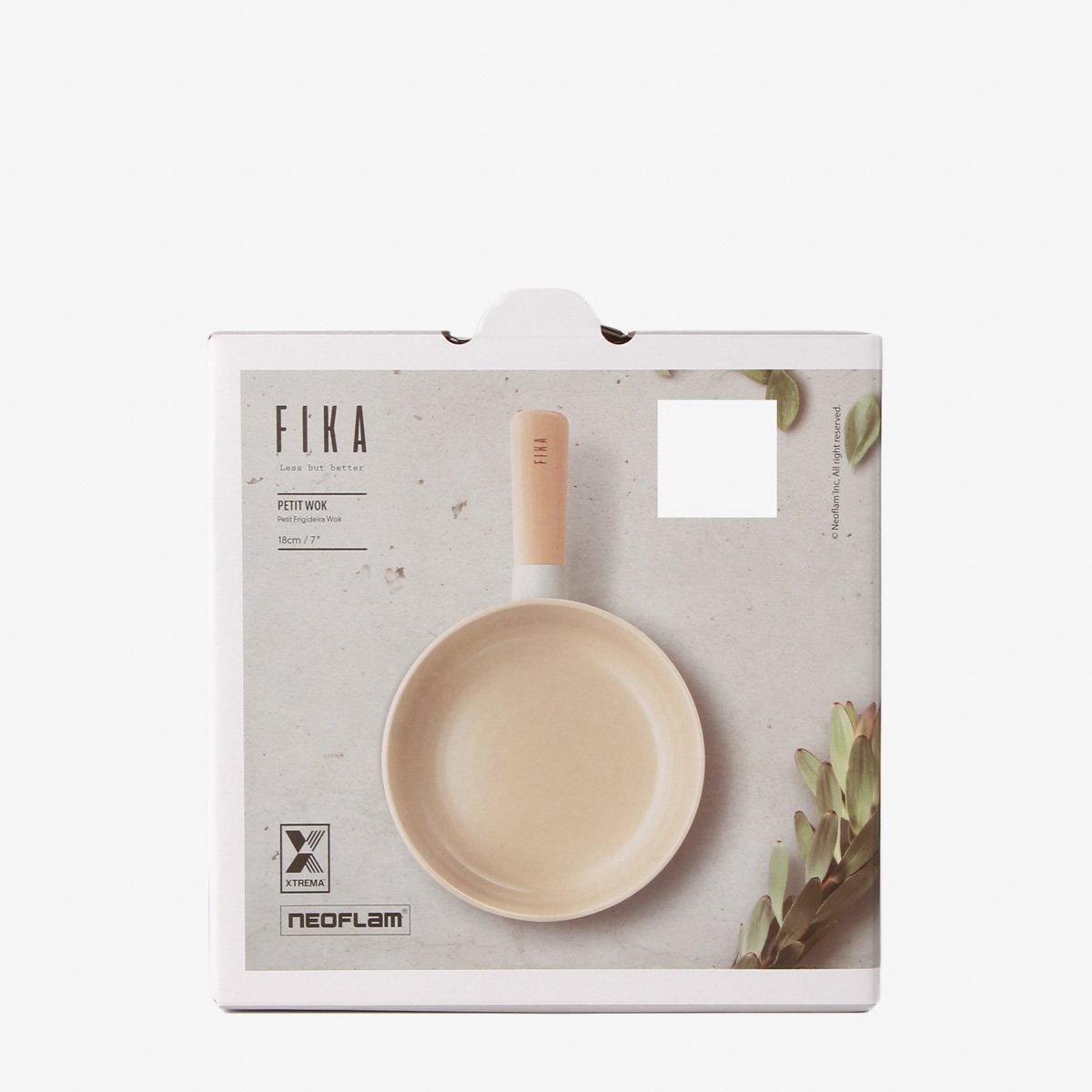 NEOFLAM FIKA Mini Petit Wok Pan | Peach Color Edition | Made in Korea (7 /  18cm)