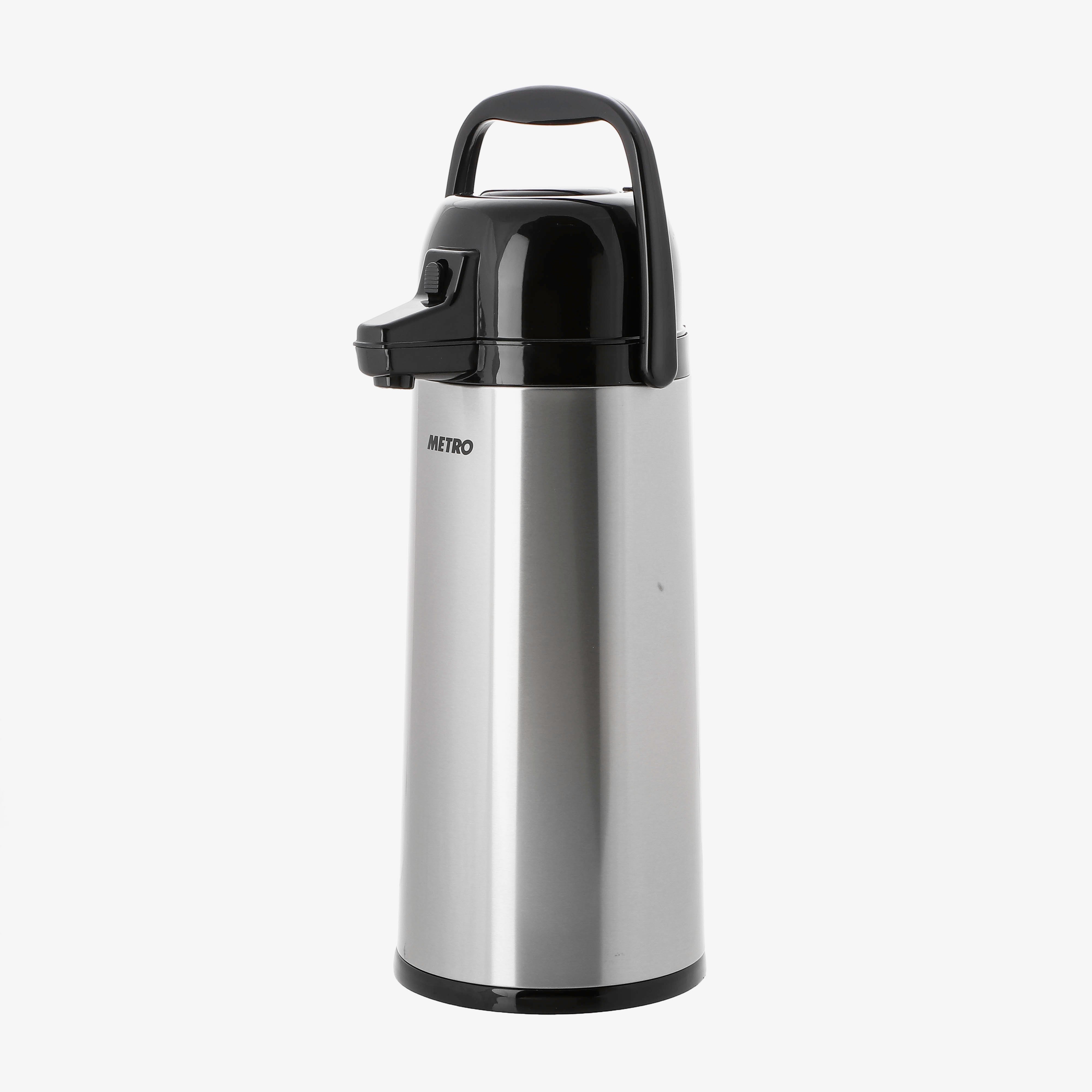 Metro Cookwares Stainless Steel Air Pot 2.5L – Black and Silver