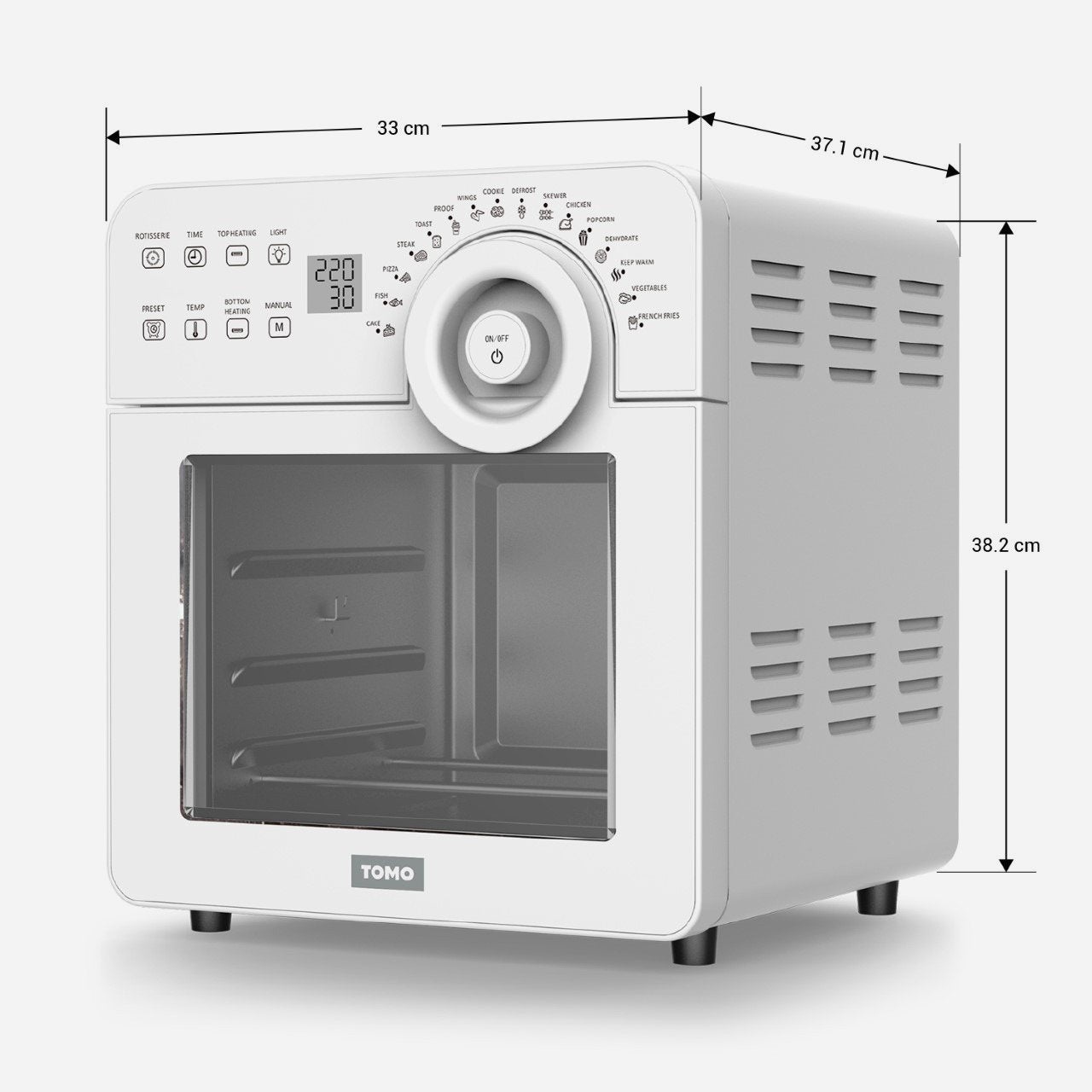 Tomo Multifunction Air Fryer with Rotisserie