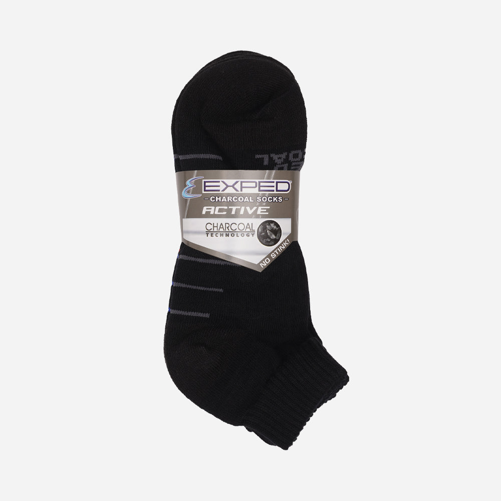 Exped Men’s Sports Thick Cotton Charcoal Socks