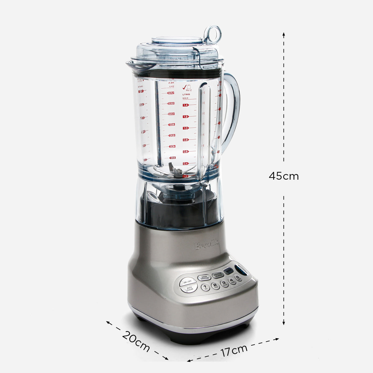 Breville Fresh and Furious Blender, Black Truffle, BBL620BTR/V