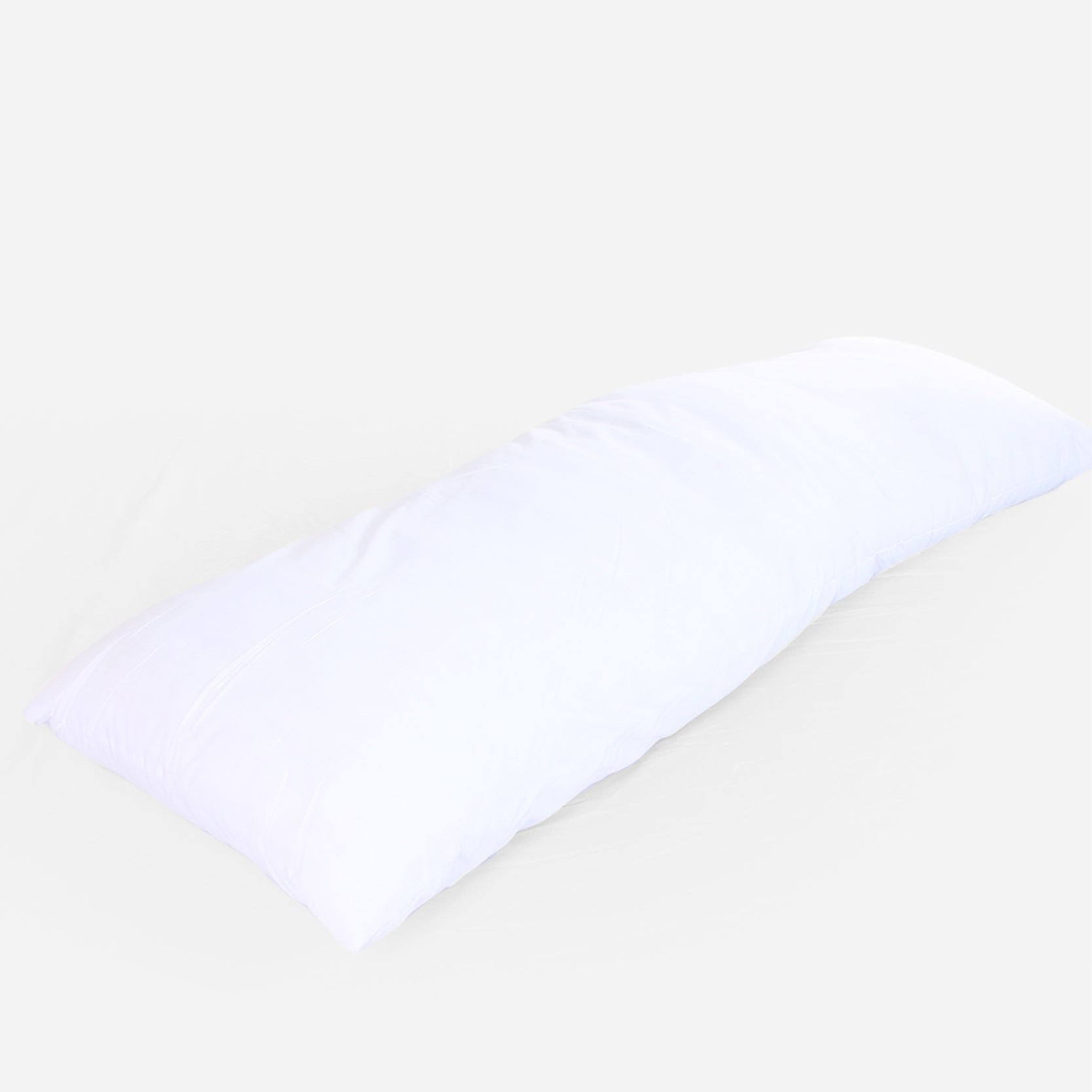 White Body Pillow  Solid Body Pillowcase - AanyaLinen