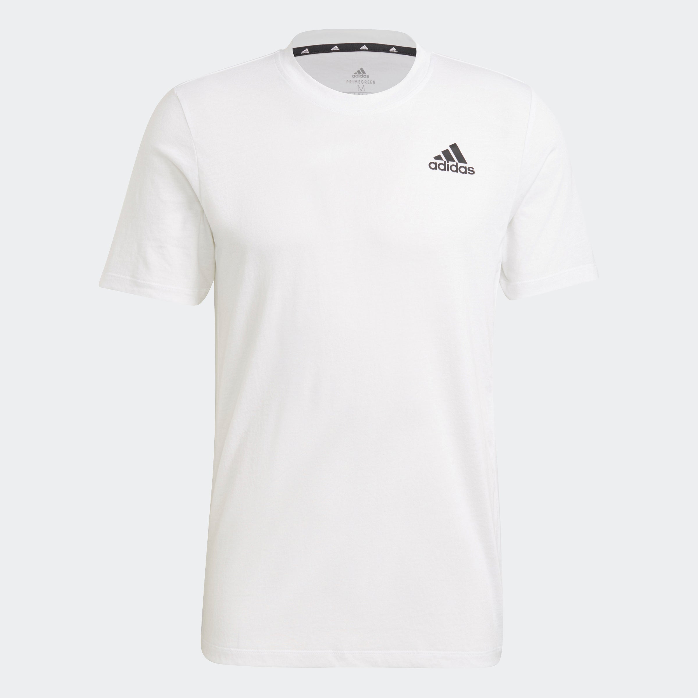 Adidas Men's Aeroready Designed to Move Sports Tee in White/Black
