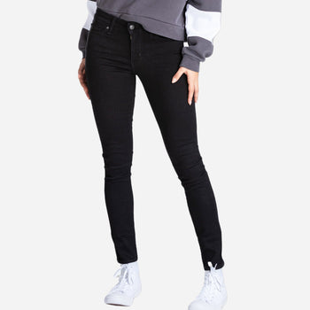 Levi's Women's 711 Skinny Jeans in Soft Black