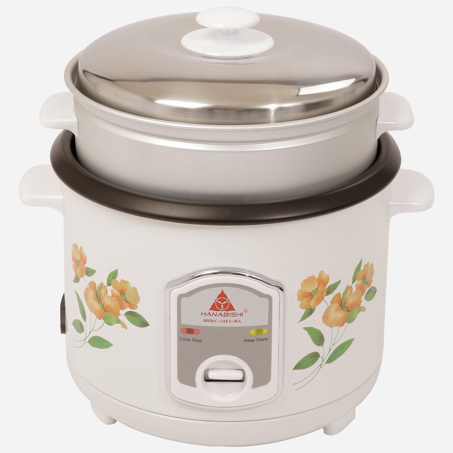 Hanabishi Flower Design Teflon Rice Cooker Series HHRCFSHA