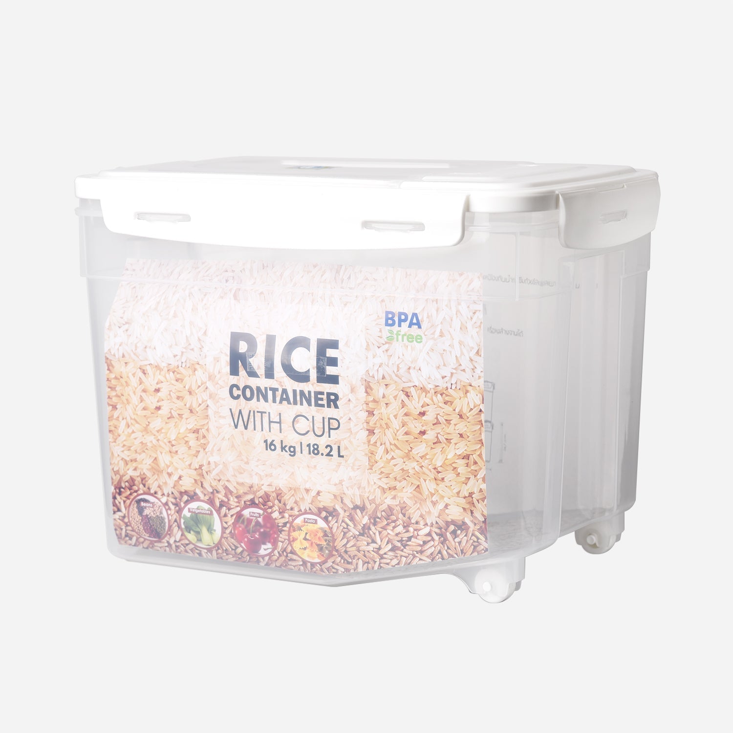 Buy Wholesale China 10kg Rice Storage Containers Box With Wheels