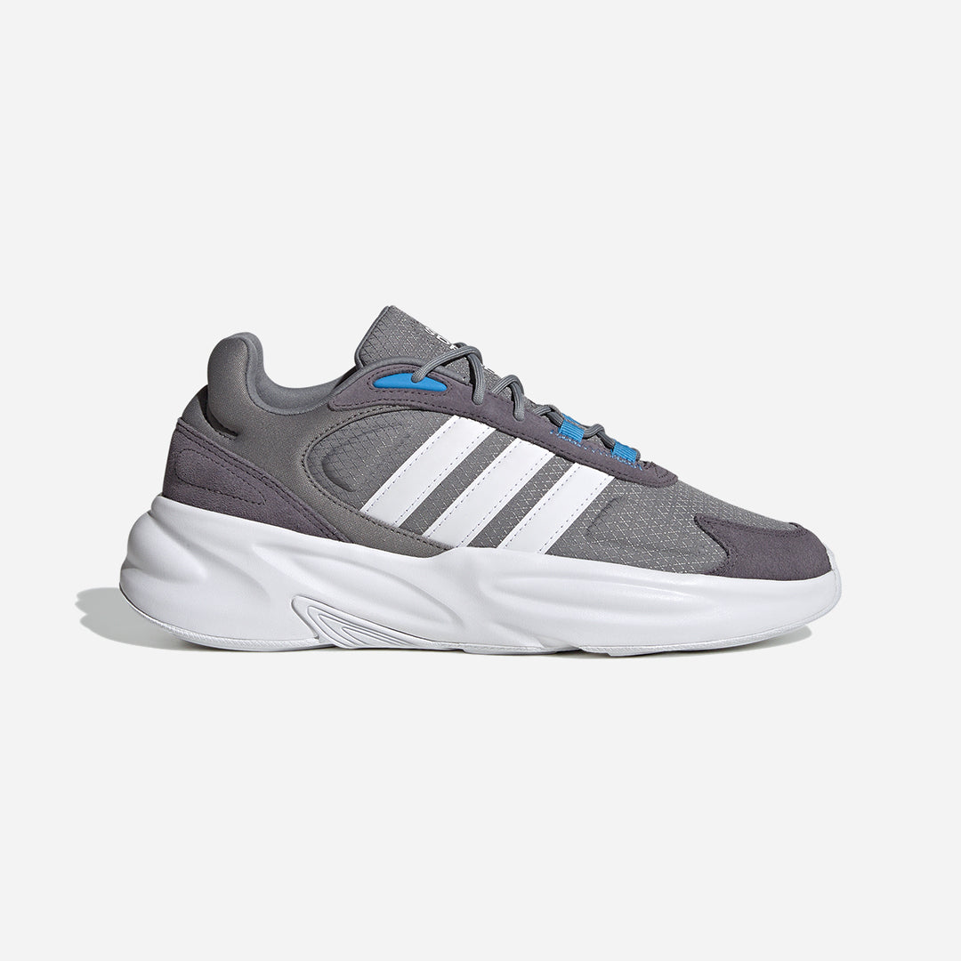 Adidas Men's OZELLE Cloudfoam Lifestyle Running Shoes in Grey Three ...