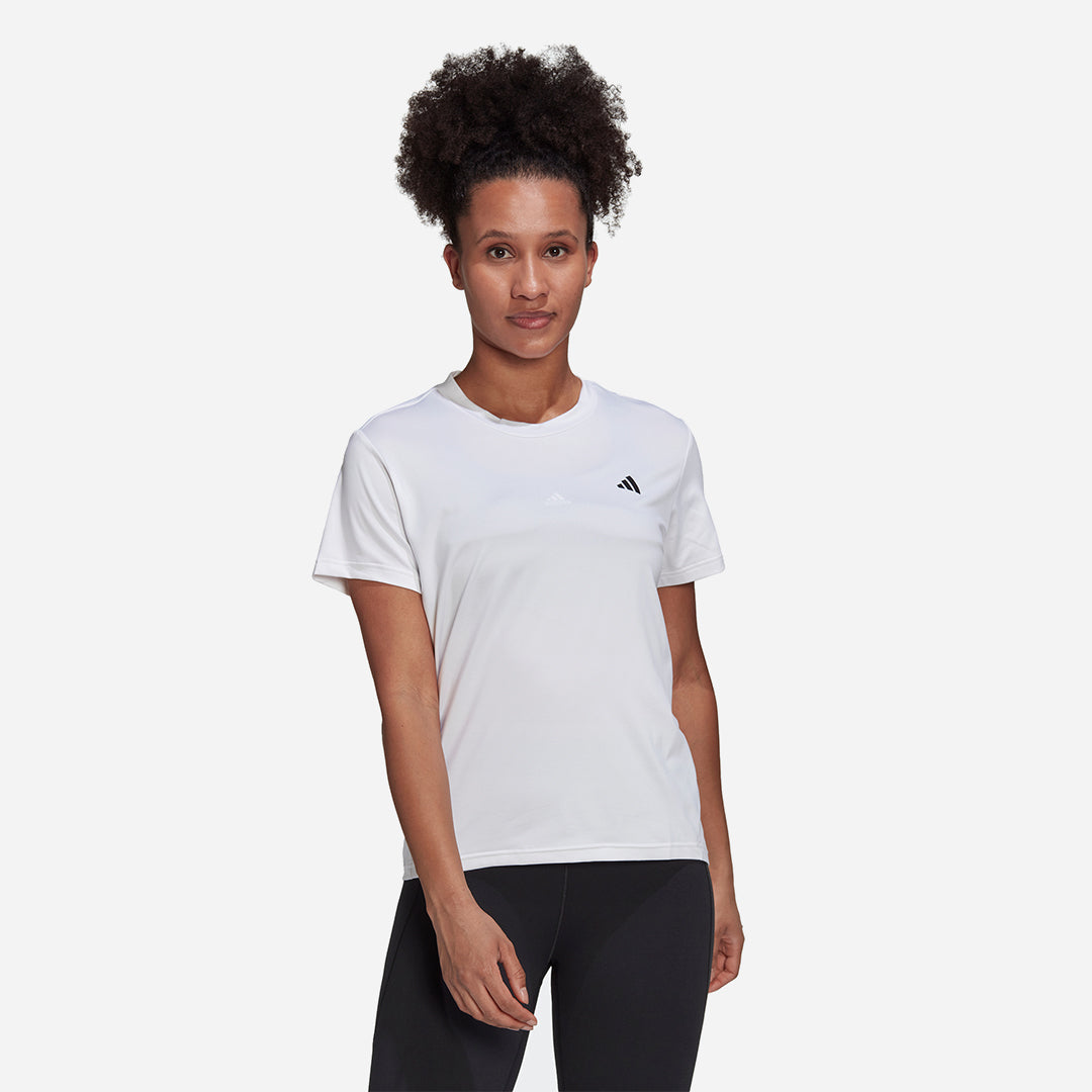 Adidas Women\'s Aeroready Made for Training Minimal T-Shirt in White