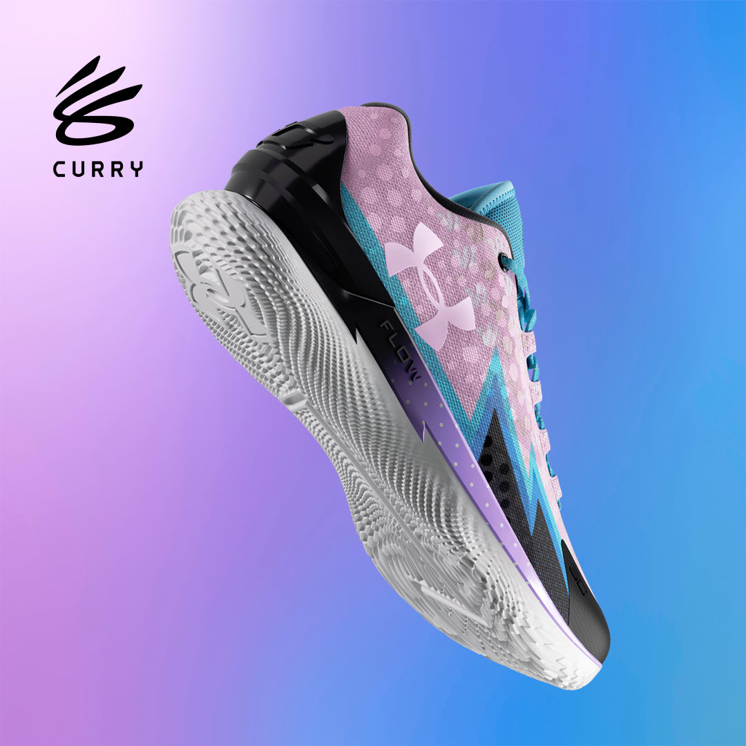 Under Armour Curry 1 Low Flotro NM2 'Draft Day' in Harbor Blue / Pink Shock  / Pink Shock