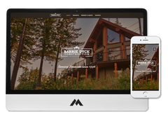 WIX website design for contracting and construction company in Harrison Hot Springs BC Barrie Dyck Contracting