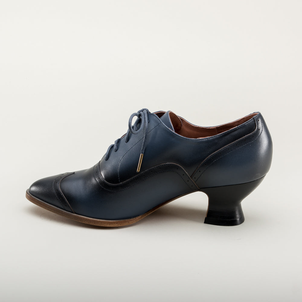 Londoner Edwardian Oxfords (Blue)(1900-1925) – American Duchess