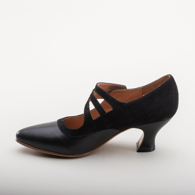 Mae Edwardian Shoes (Black)(1900-1925) – American Duchess