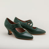 Mae Edwardian Shoes (Green) – American Duchess