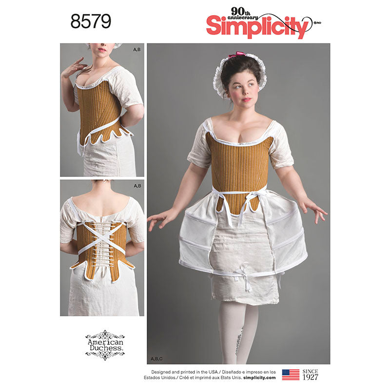 Simplicity S8941 Regency Gown & Robe Sewing Pattern – American Duchess