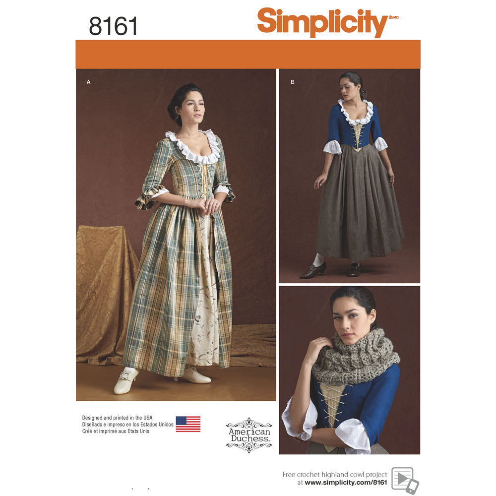 Simplicity 8162 - Misses' Historic Corset Undergarments Sewing