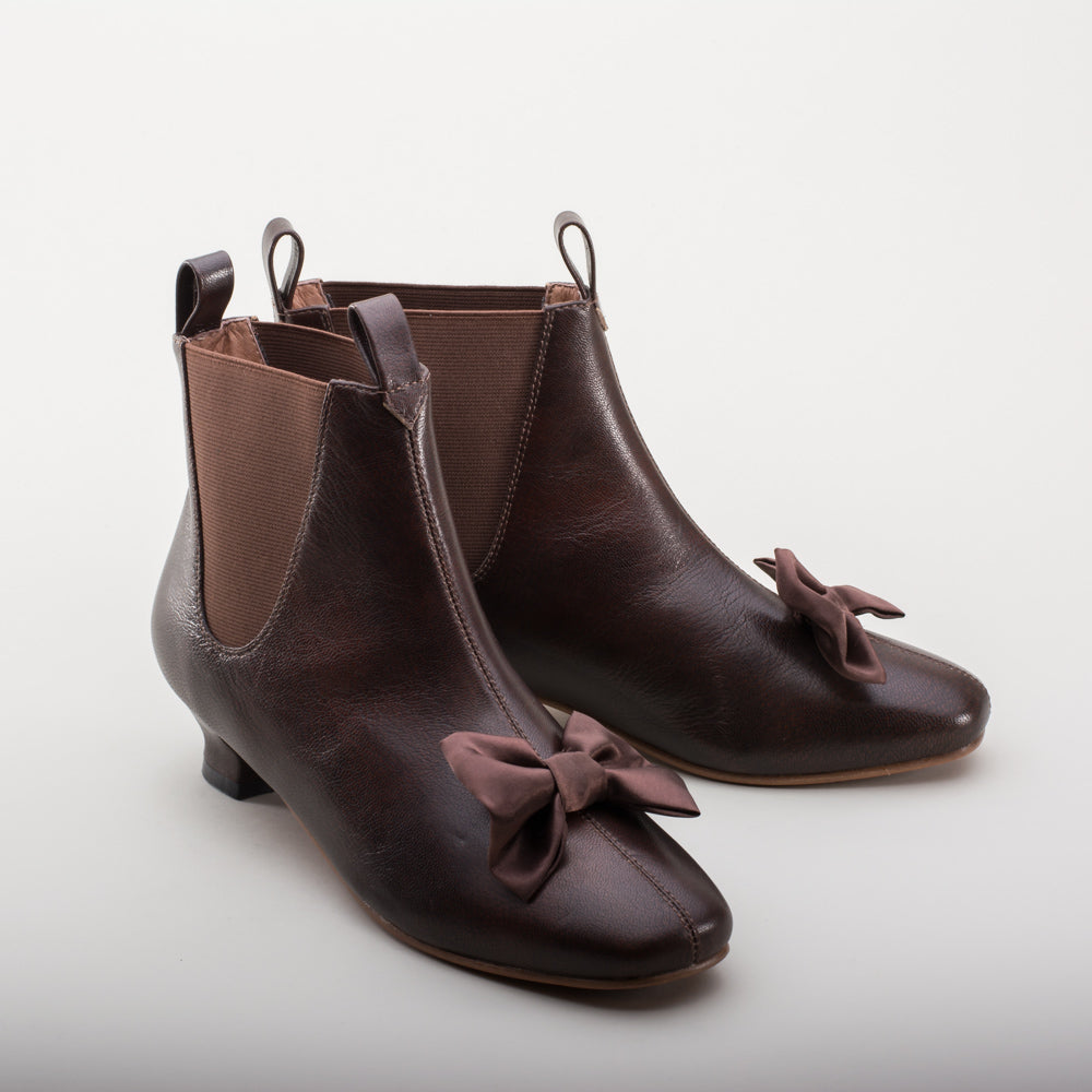 Vienna Victorian Congress Boots (Brown)(1850-1880s)