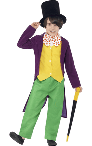 Costume da Roald Dahl Willy Wonka da bambino