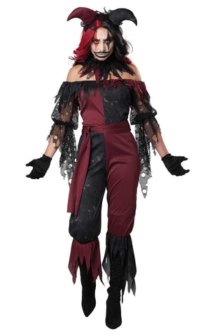 Womens Psycho Jester Costume