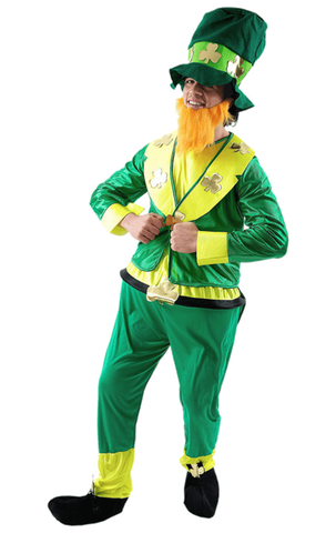 mens st patricks day irish leprechaun costume