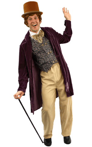 mens willy wonka movie costume