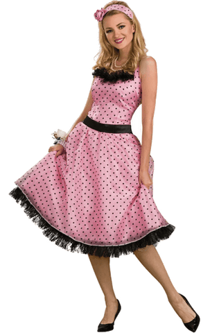 Polka Dot Prom 50s Costume