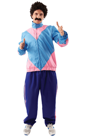 Adult 1980s shell suit scouser costume