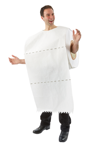 Toilettenpapier-Kostümidee für den Junggesellenabschied