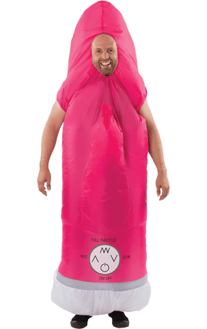 mens inflatable vibrator stag costume