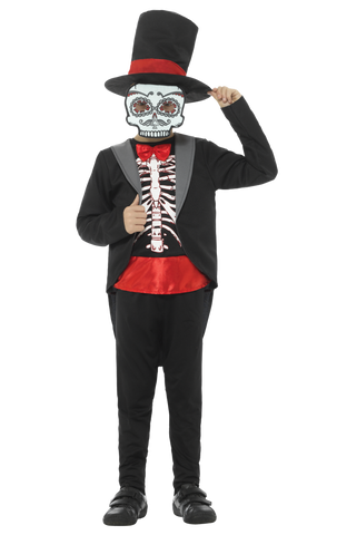 Boys Day of The Dead Suit Costume