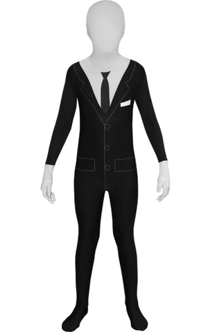 Kids Slenderman Morphsuit Costume