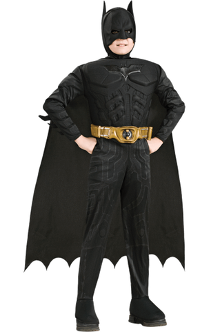 Costume da muscolo del cavaliere oscuro di Batman per bambini