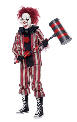 Albtraum-Clown-Halloween-Kostüm für Jungen