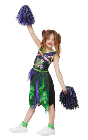 Toxisches Cheerleader-Halloween-Kostüm für Mädchen