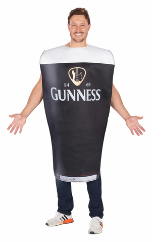 adult pint of draught beer bottle costume