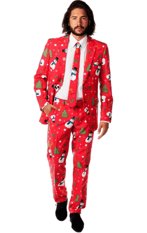 Costume da opposizione natalizio da uomo