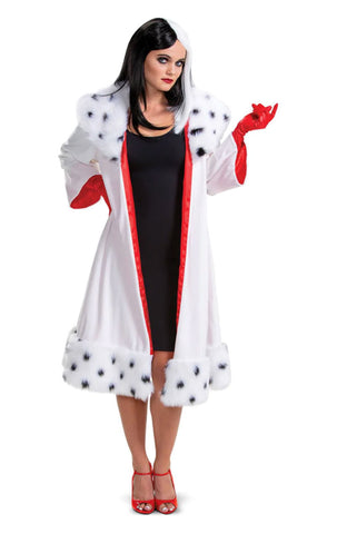 Disney-Bösewichte Cruella-Kostüm für Erwachsene