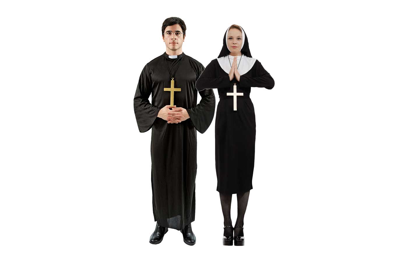 religious vicar and nun costumes