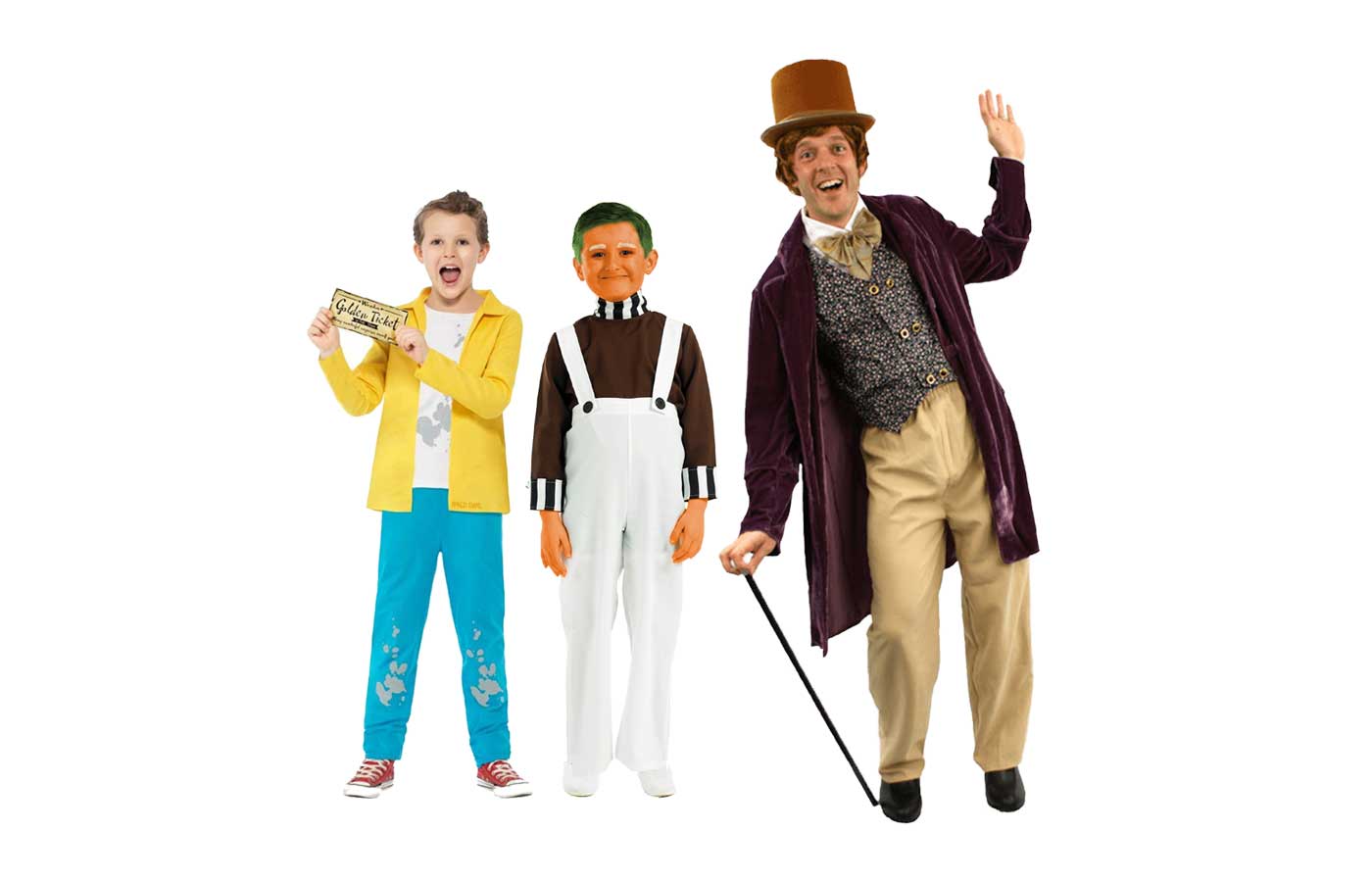 Willy Wonka and the chocolate factory costumes