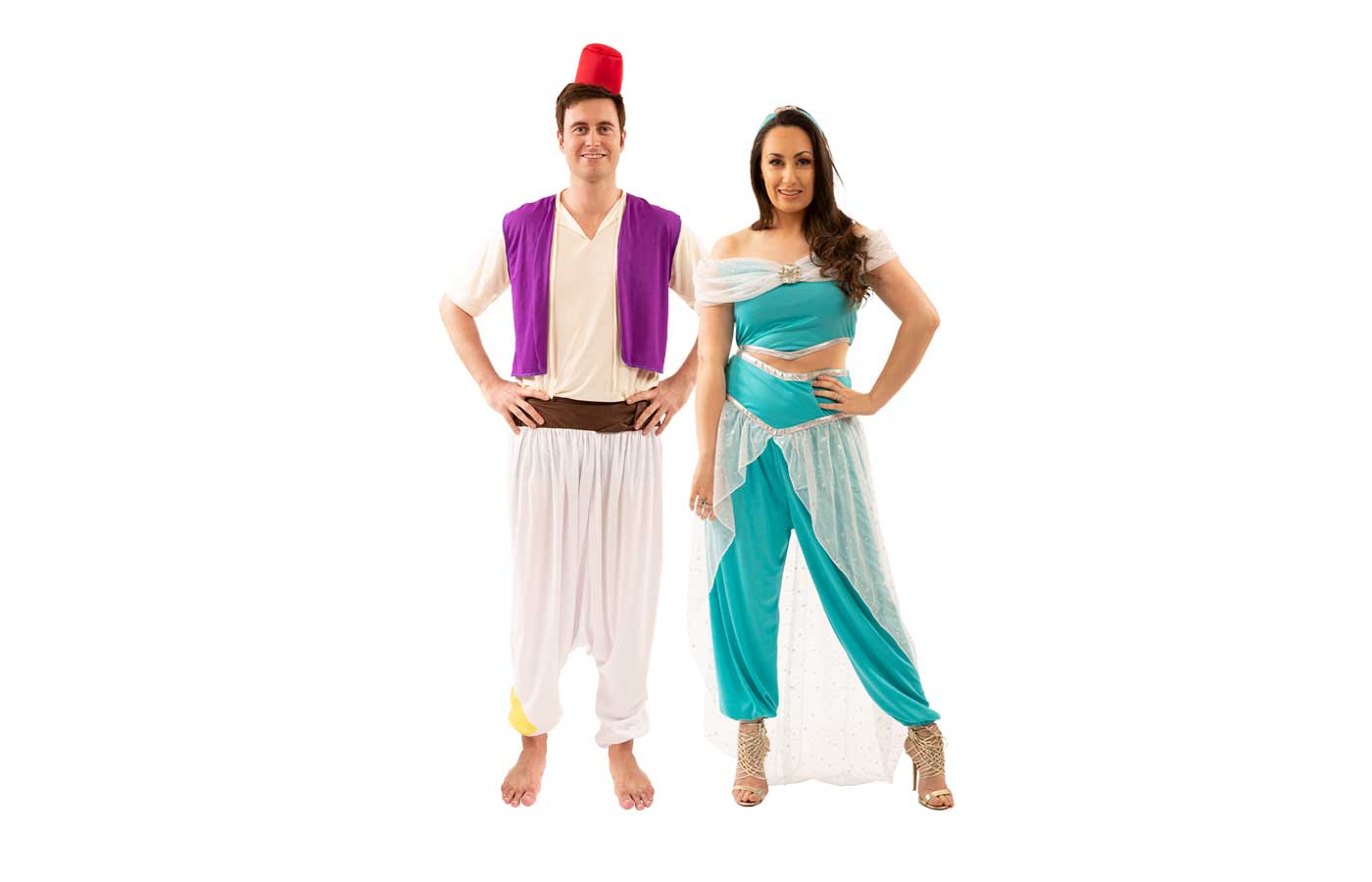 Aladdin- und Prinzessin-Jasmin-Kostüme