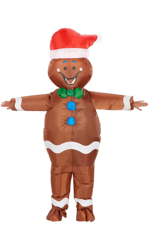 adult inflatable gingerbread man costume