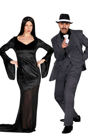 morticia and gomez addams couples costume