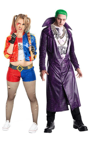 harley quinn and the joker couples costume