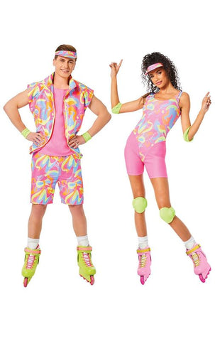 barbie and ken roller skate couples costume