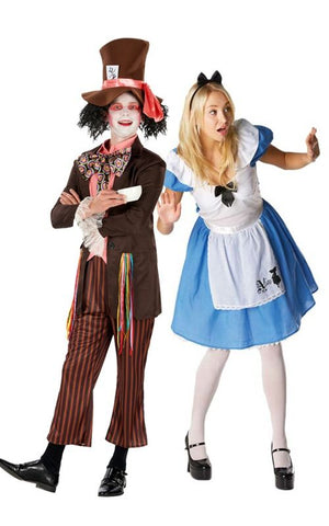 the mad hatter and alice couples costume